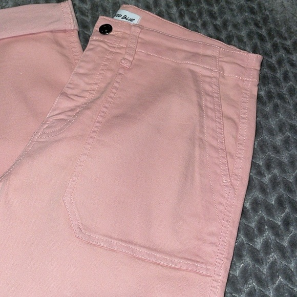 STUDIO BLUE Sophia Relaxed Utility Pocket Pants Light Pink - Size 30. - Picture 5 of 12